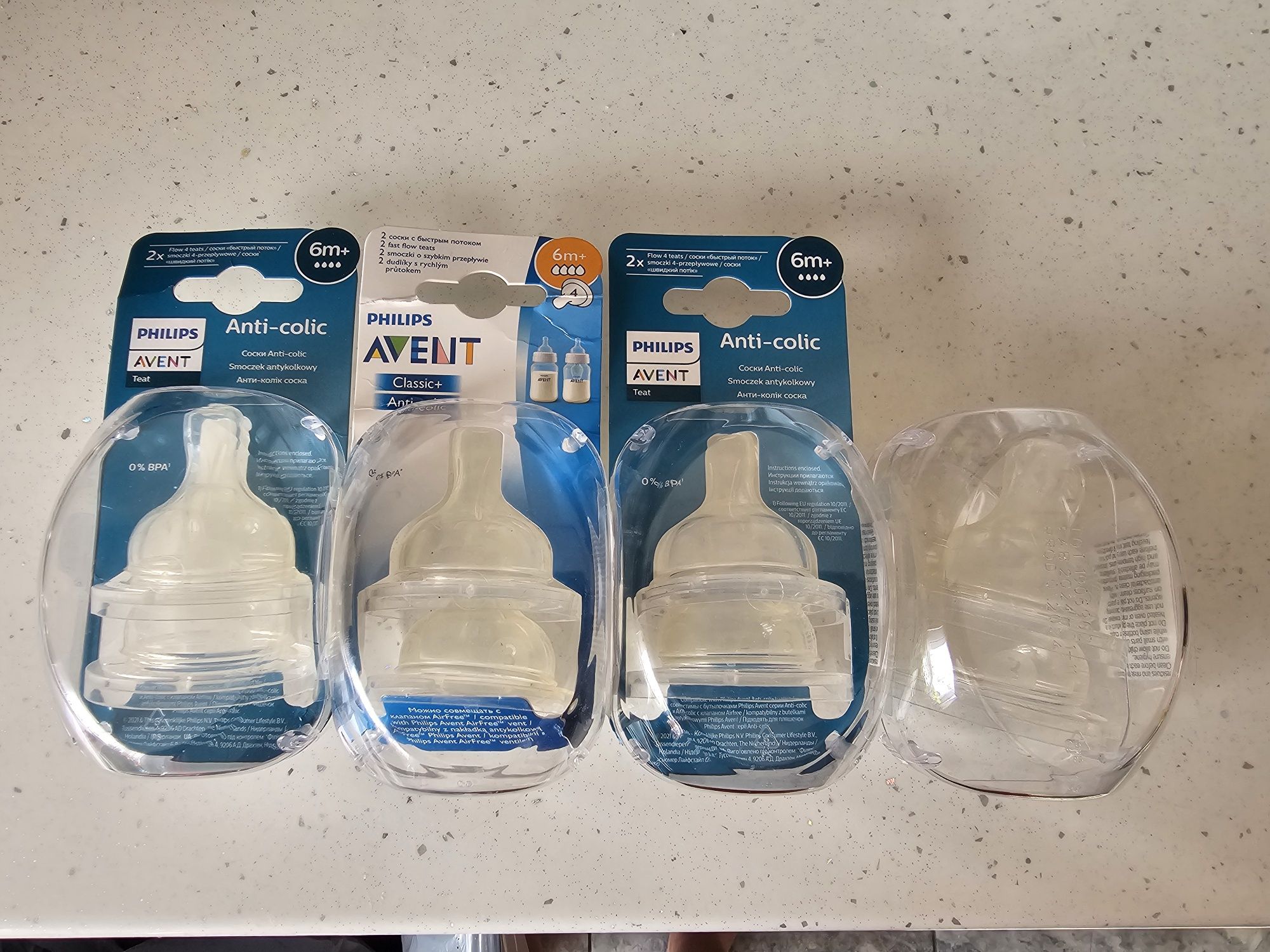 Smoczki Philips Avent classic rozmiar 3