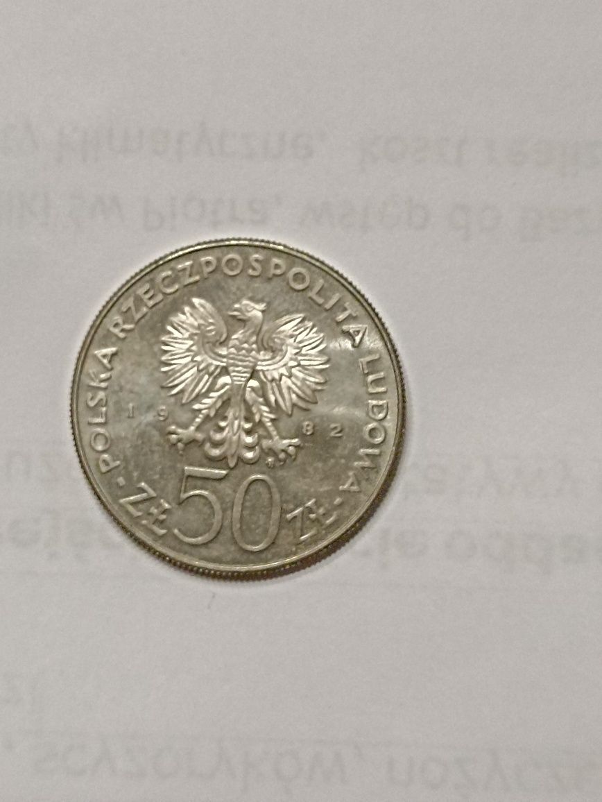 Moneta 50zł, Bolesław III Krzywousty rok 1982