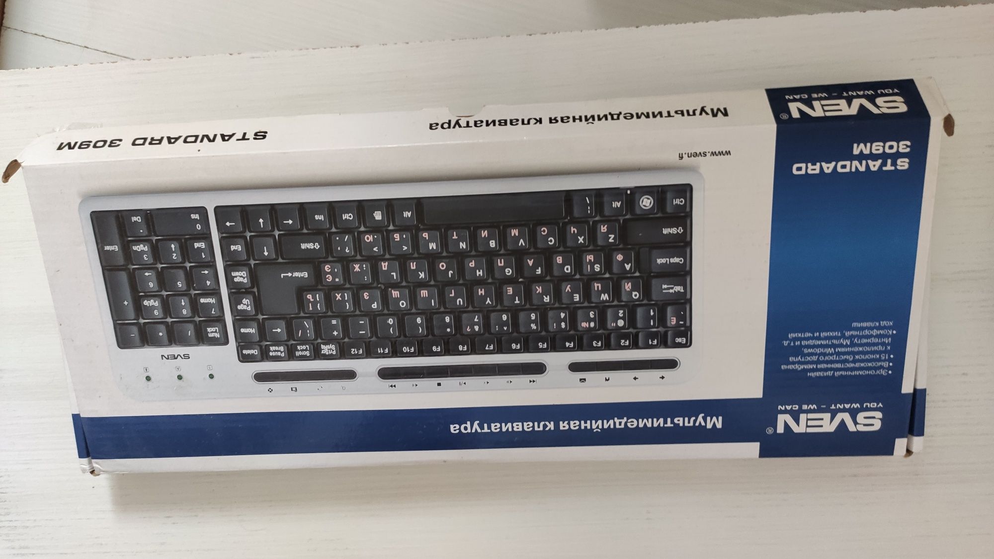 Мультимедійна клавіатура Sven 309M