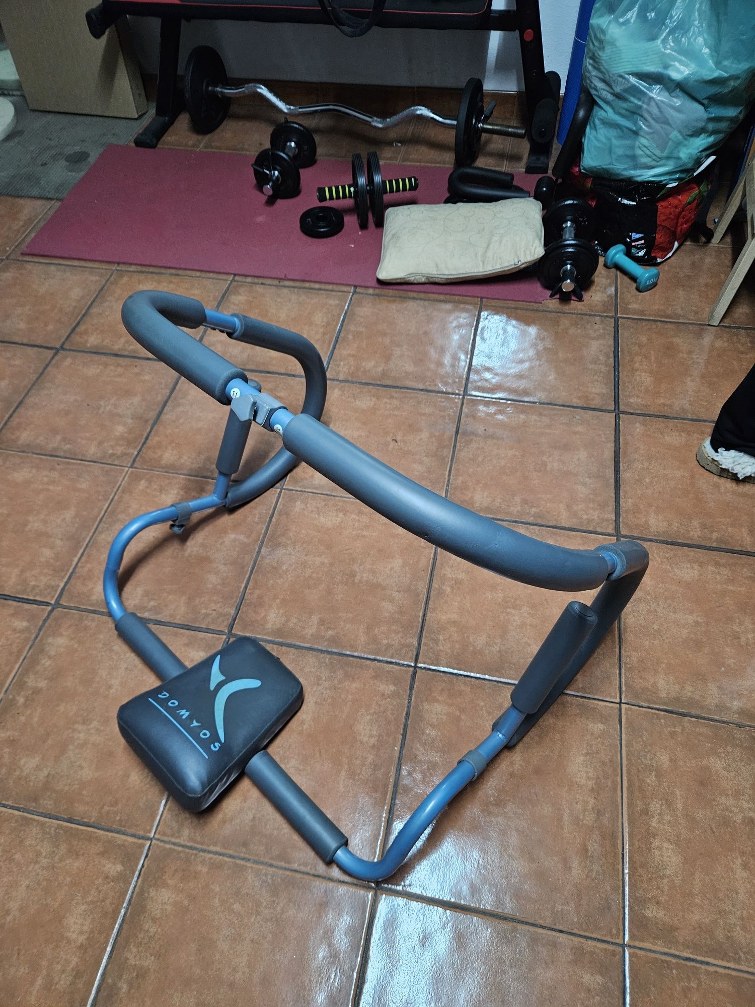 Aparelho abdominais Domyos (Decathlon)