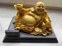 Статуэтка-талисман  Смеющийся Будда Хотей с чашей богатства
