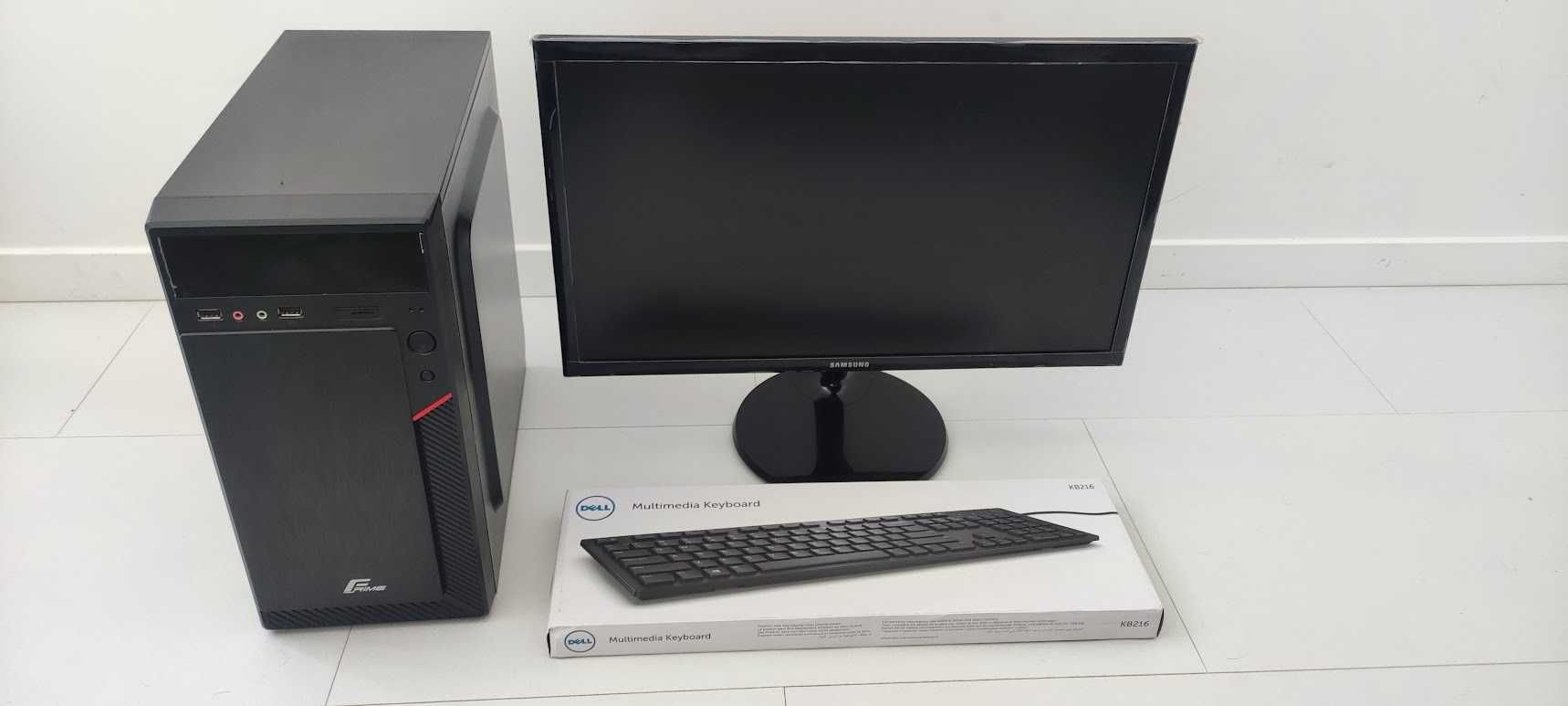 Комп'ютер Pentium G4400 3.3 GHz, DDR4 8 Gb, SSD + Монітор + Клавіатура