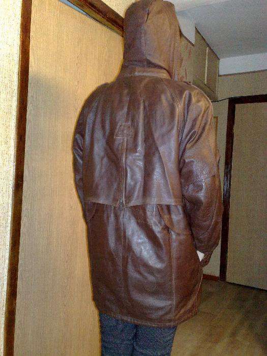 Куртка кожаная, натуральная, размер 50-52