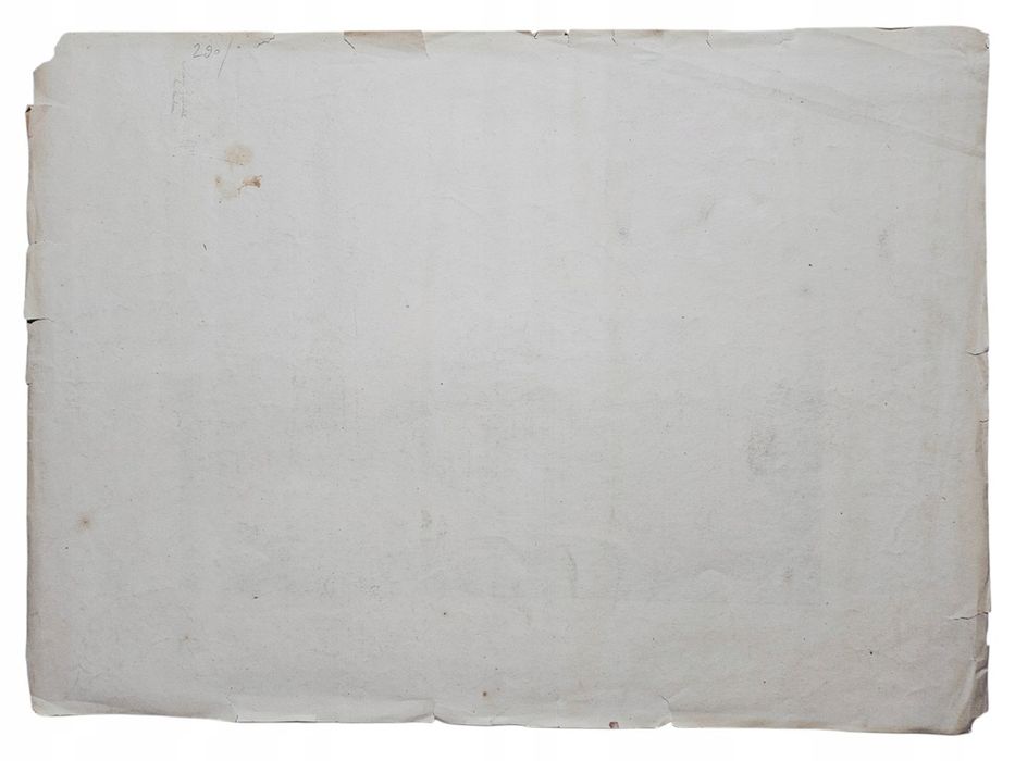 Grafika XIX Wiek Pejzaż Romantyczny Oryginalny