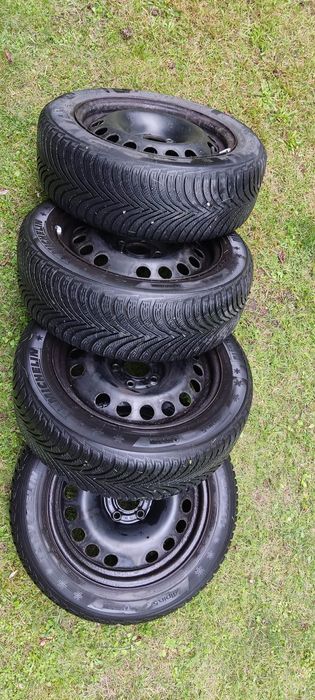 Koła 16 cali Opel, Saab 5x110 z oponami zimowymi Michelin