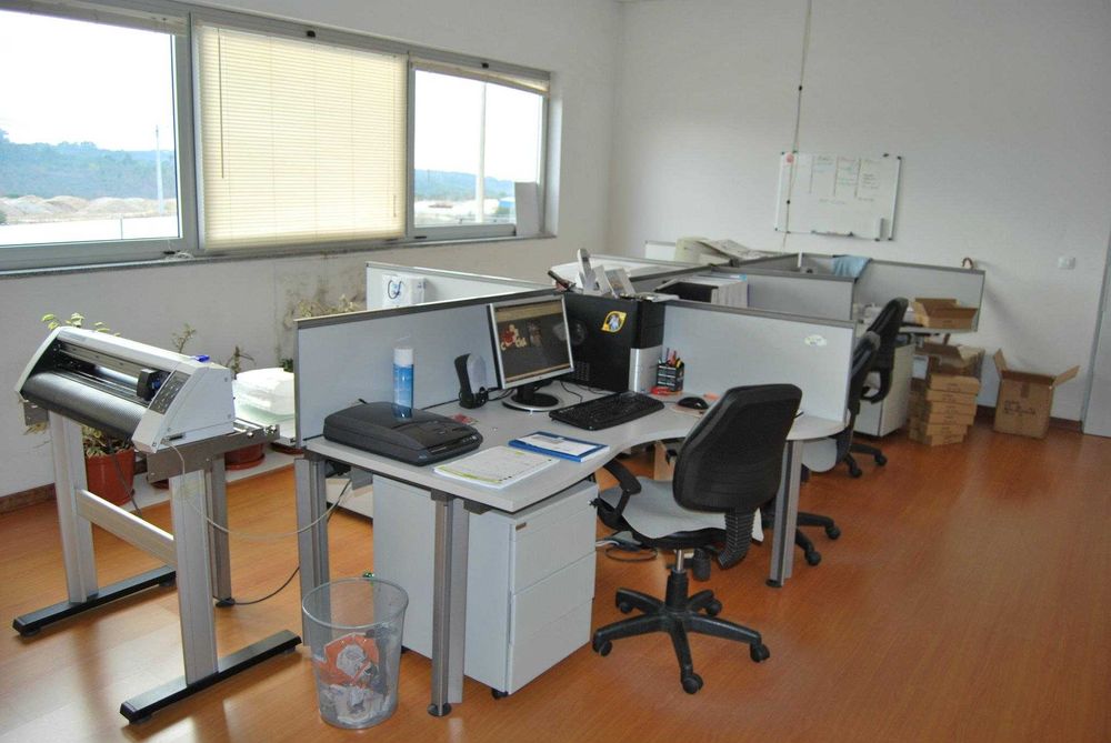 Ilha tipo callcenter com 6 postos de trabalho