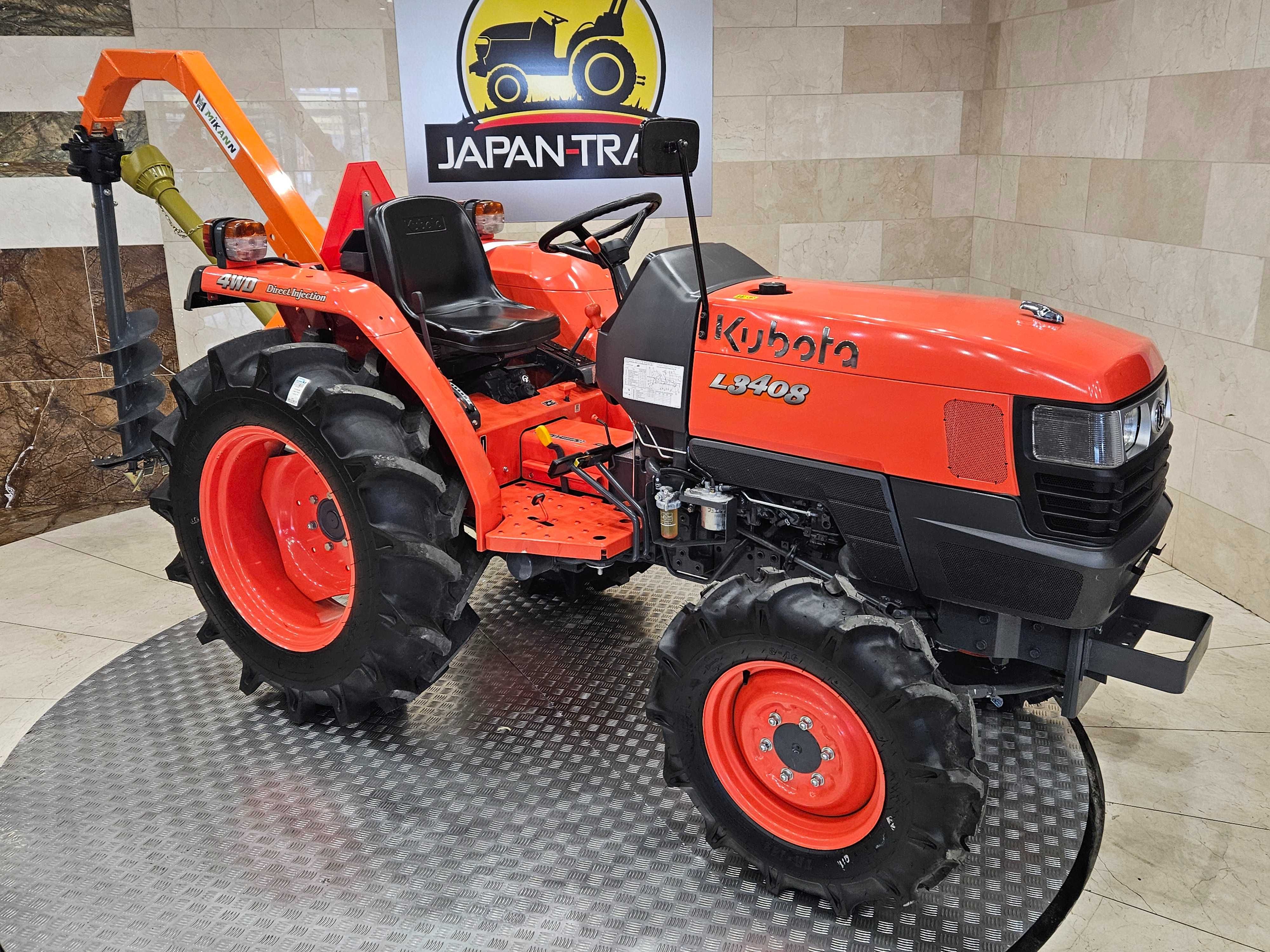Wiertnica do miniciągnika, różne wiertła, PD-12, MIKANN, JAPAN TRAK