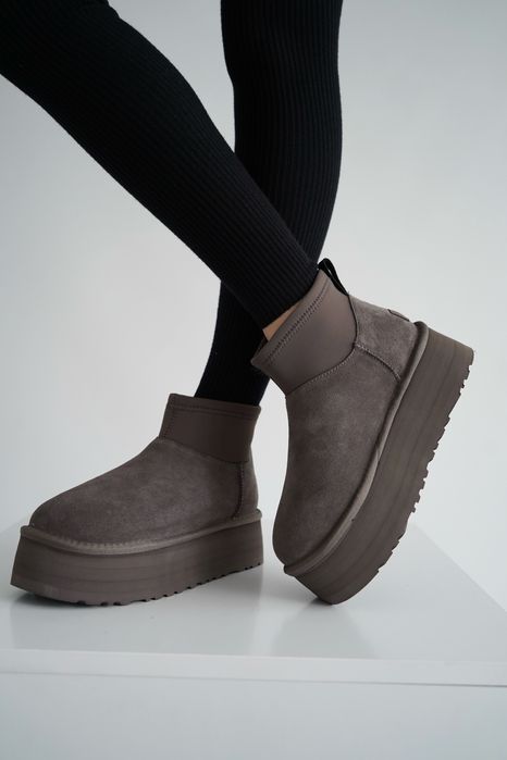Ugg Dipper Mini Platform Chelsea Уггі Платформі Діппер Замшеві Овчина