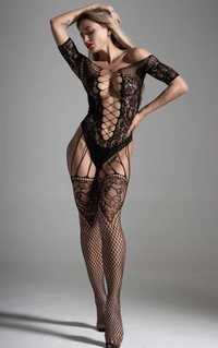 B016 bielizna erotyczna bodystocking komplet idealny prezent XS/L