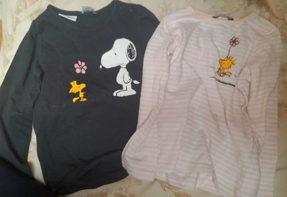 2 bluzki bluzeczki dla dziewczynki 86/92| 100% bawełna | wysyłka w 24h