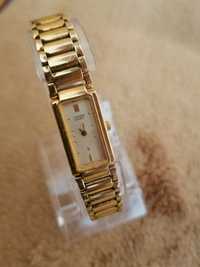 Piękny damski zegarek vintage z bransoletą Citizen