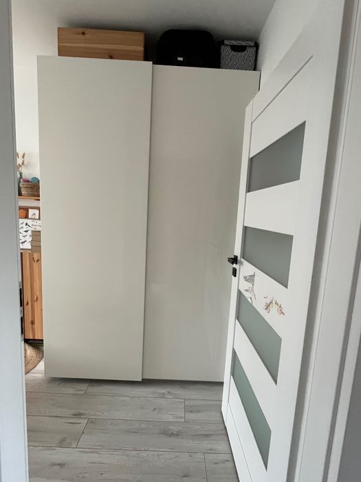 Drzwi przesuwne Ikea biały połysk