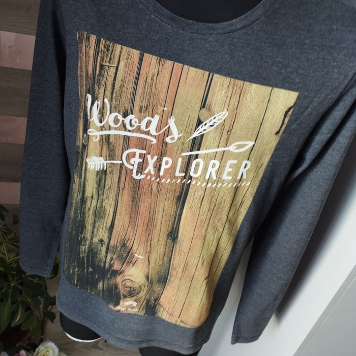 Męska koszulka z długim rękawem Woods Explorer, rozmiar M