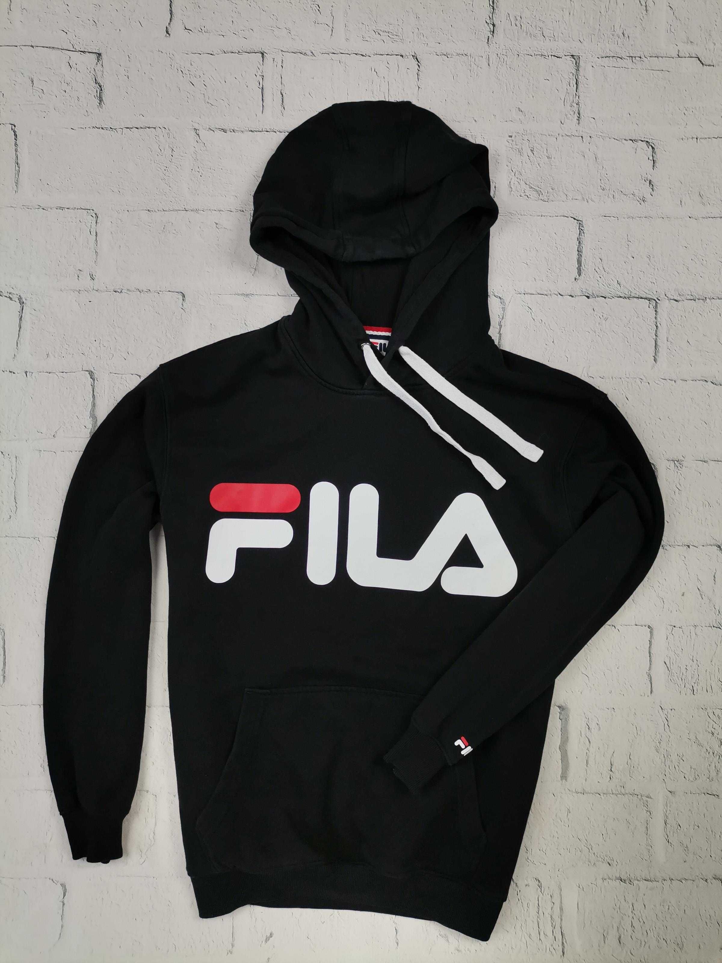 FILA Urban Line Bluza Męska Wkładana Czarna Logo S