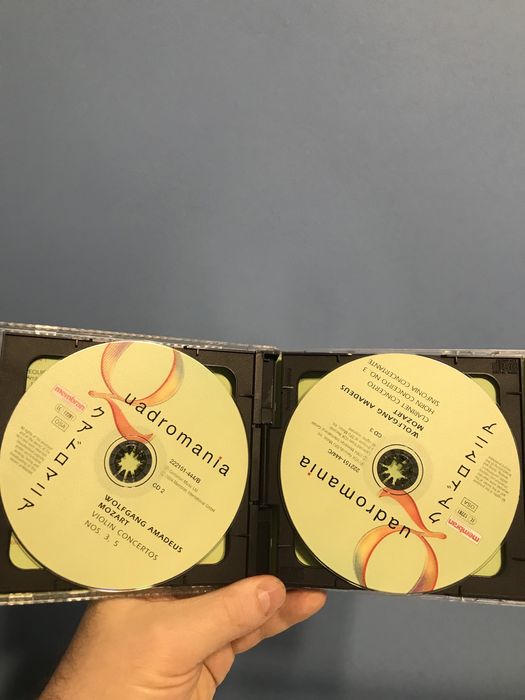 CD диски 4 in 1 Qudromania Wolfgang Amadeus Mozart Symphonies,concerto