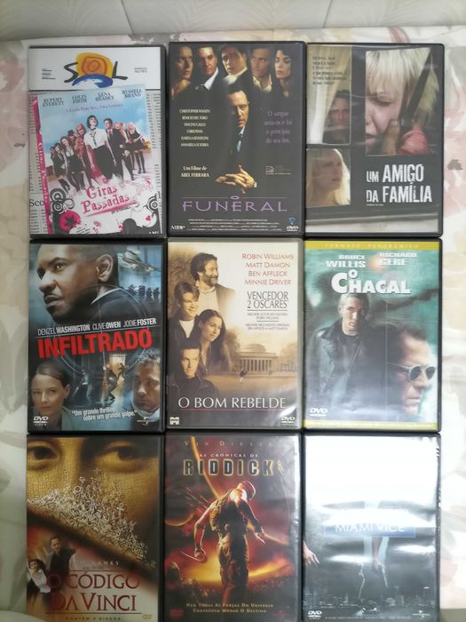 Filmes em DVD Originais de vários géneros