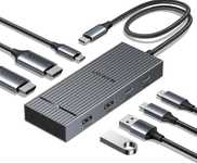 Rirmy UGREEN REVODOK 10 Gbps USB C Hub 2HDMI 4K - 60Hz Adapter