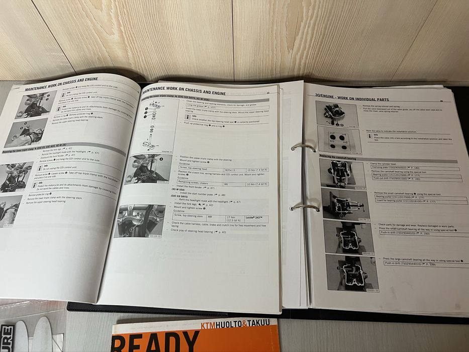 Менуал КТМ 2008-2010 год ендуро мотокрос