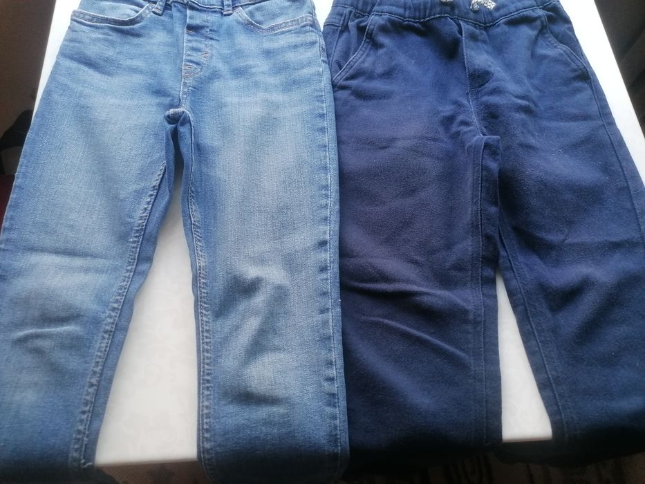 Spodnie chłopięce jeansy 2 szt.