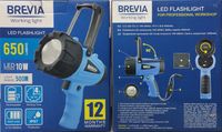 Фонарь (прожектор)Brevia LED 500М 10W LED 650lm 4400mAh microUSB