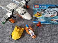 LEGO City 60164 - samolot ratunkowy, szalupa, skuter wodny, 2 figurki