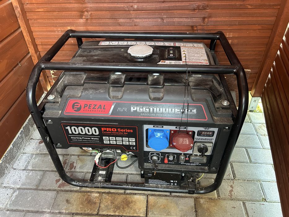 Agregat prądotwórczy 8,5kW PEZAL PGG11000E-E3 jak nowy!