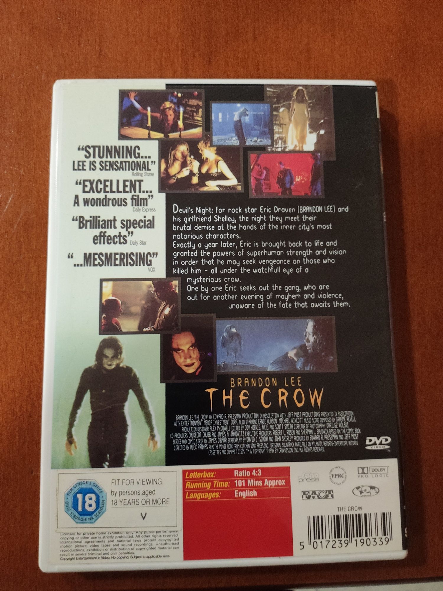 Filme DVD - O Corvo