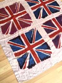 Chusta z motywem flagi Wielkiej Brytanii
