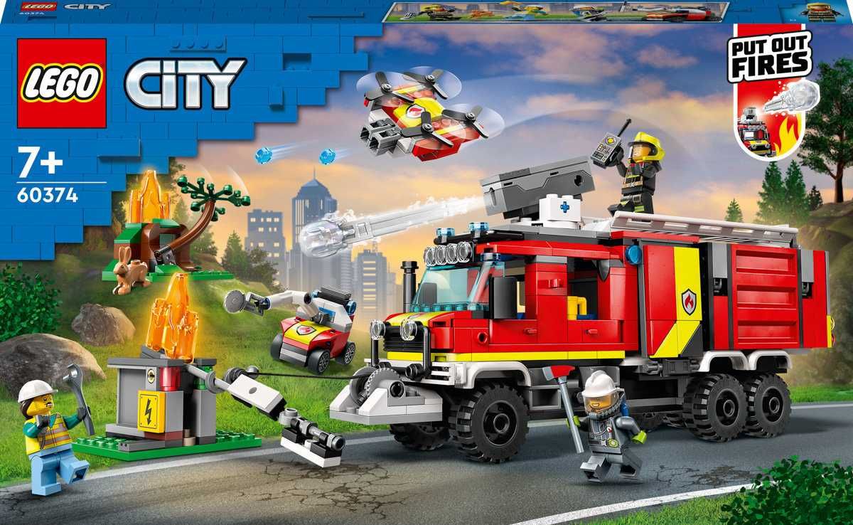LEGO CITY 60374 TERENOWY POJAZD straży pożarnej klocki