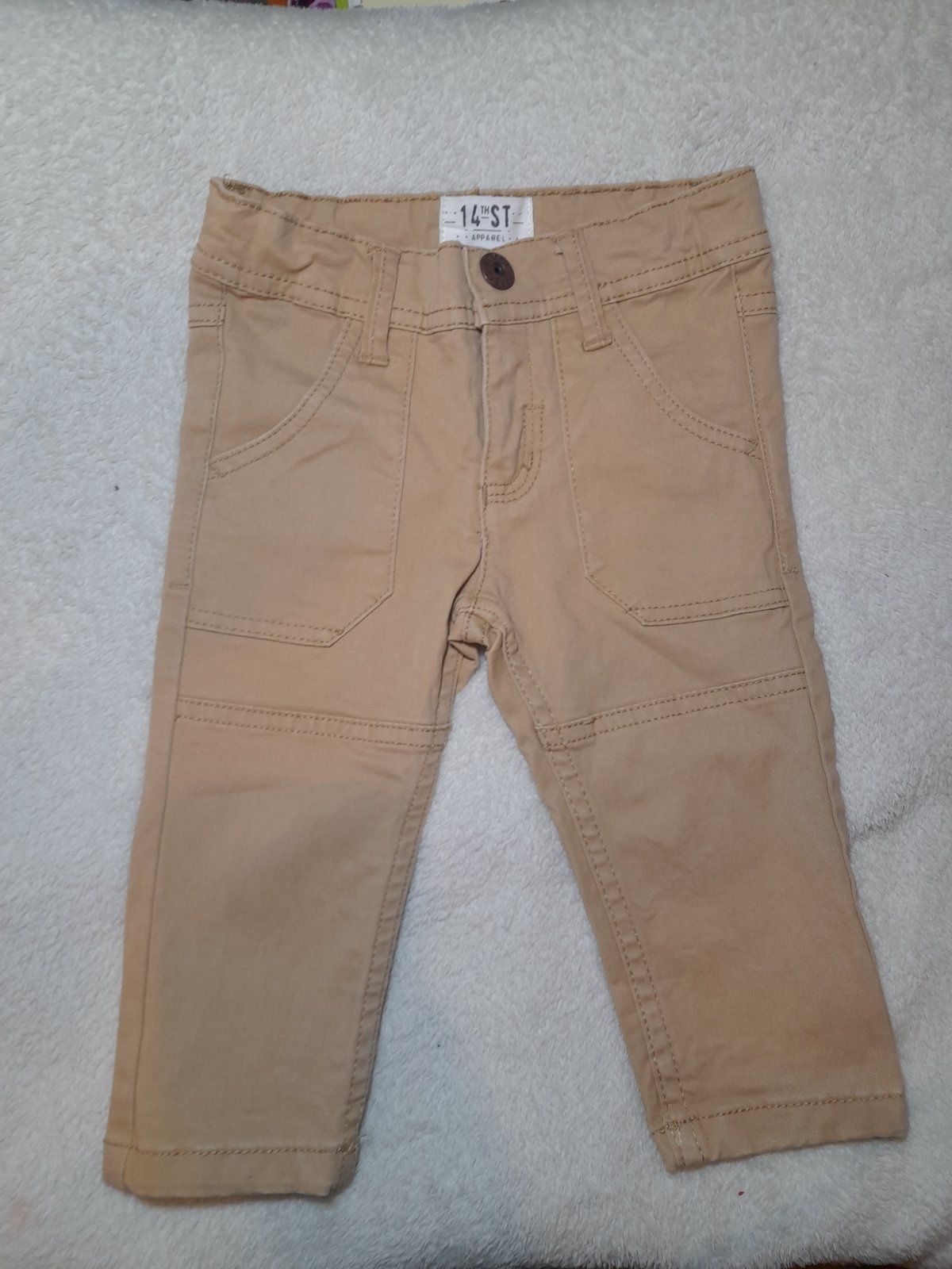 Фірмові пісочні штани джинси impidimpi як нові 74-80