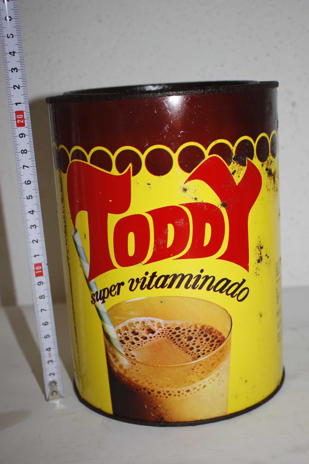 Lata TODDY - Anos 70 - Grande formato 2kg - Boas Cores