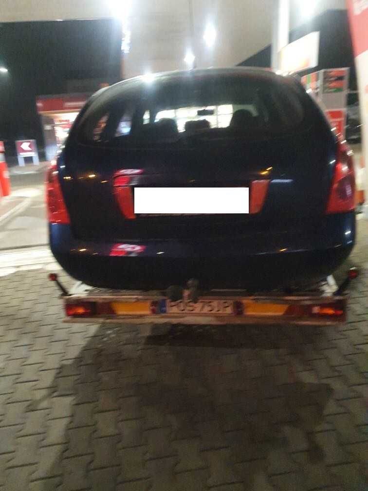 Nissan Primera P12 kombi kolor granatowy metali kod lak BW9G na części