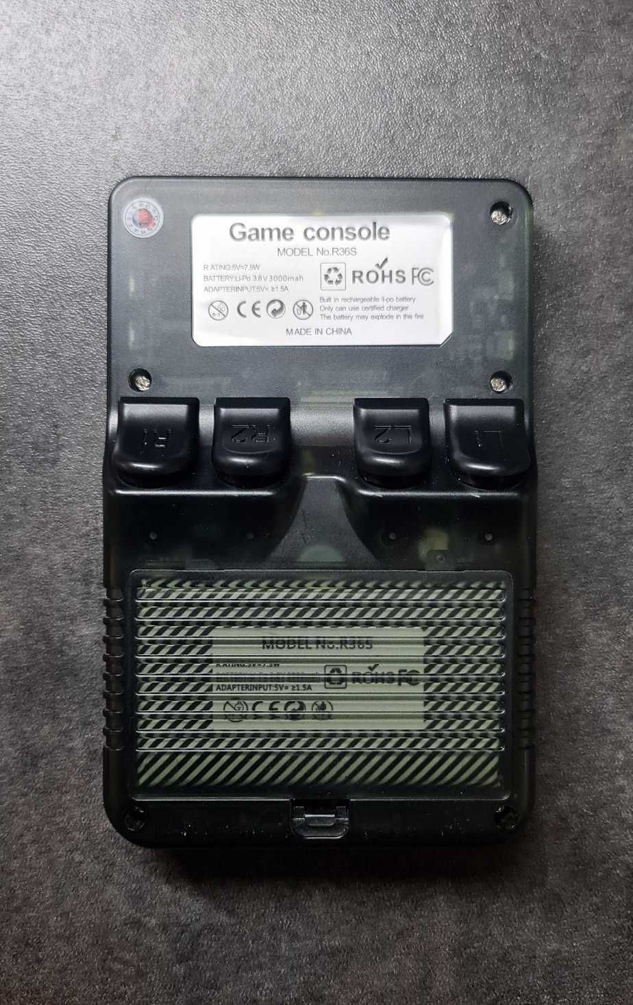 Konsola do gier retro R36S emulator arcade zestaw etui SD 128GB uchwyt