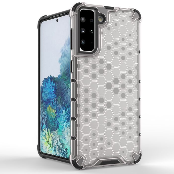 Etui Pancerny Honeycomb dla Samsung Galaxy S22 - Niebieski