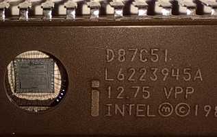 Микроконтроллер Intel D87C51 40- керамический разъем DIP40, 1980 г