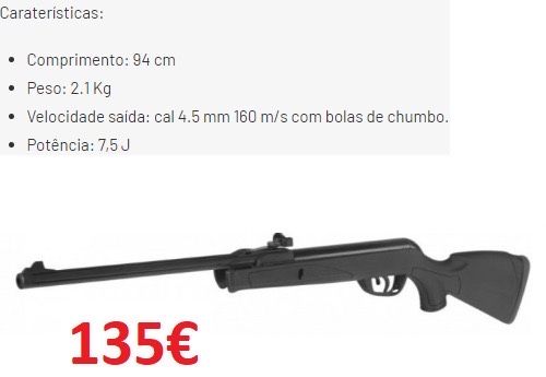 Arma de chumbo desde 100€