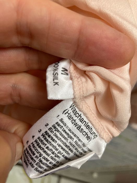 100% шовк Jean Jacques Benson вінтажна нічна сорочка розмір М .