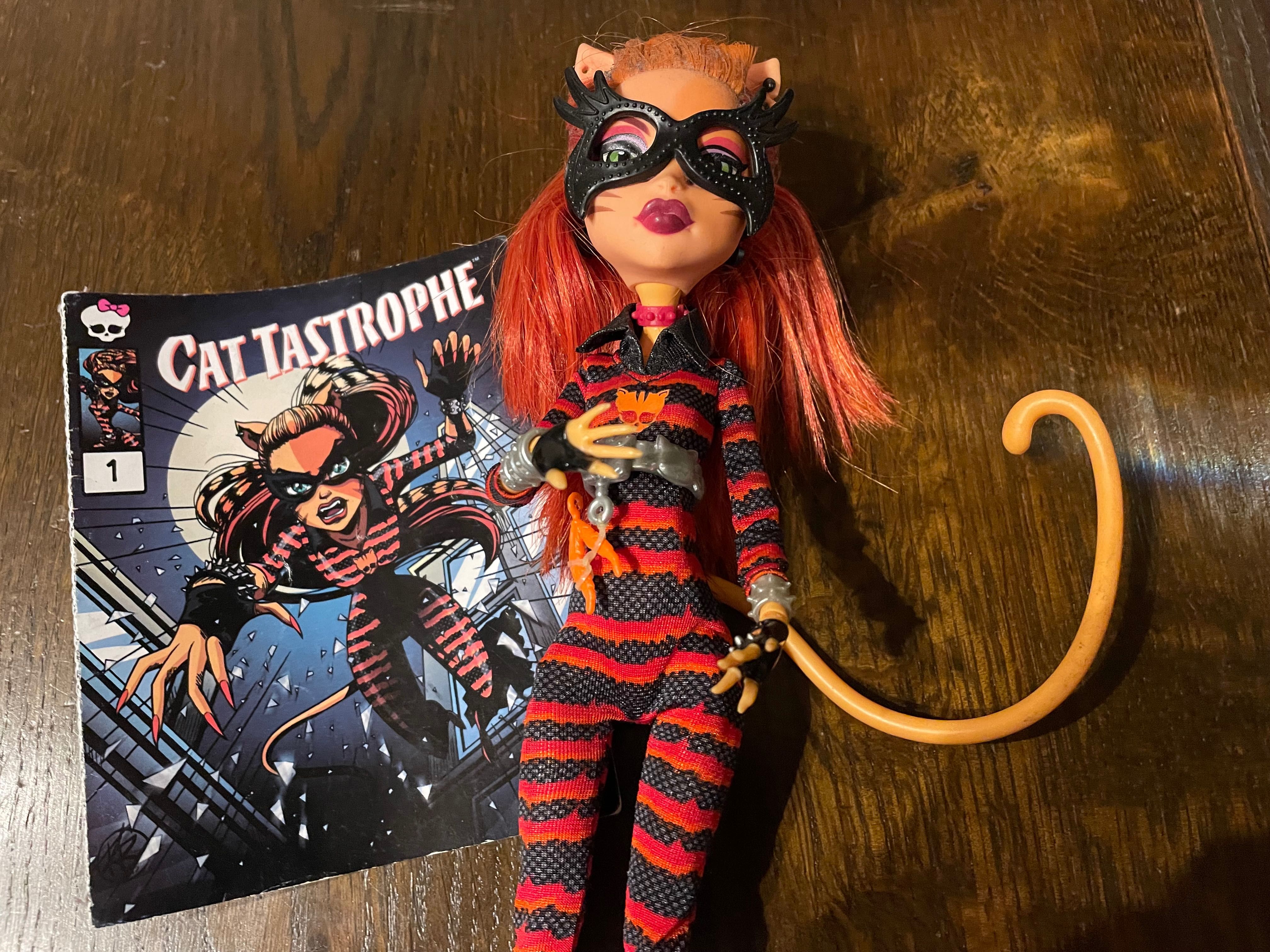 Lalka Monster High kocica Cat Tastrophe okulary