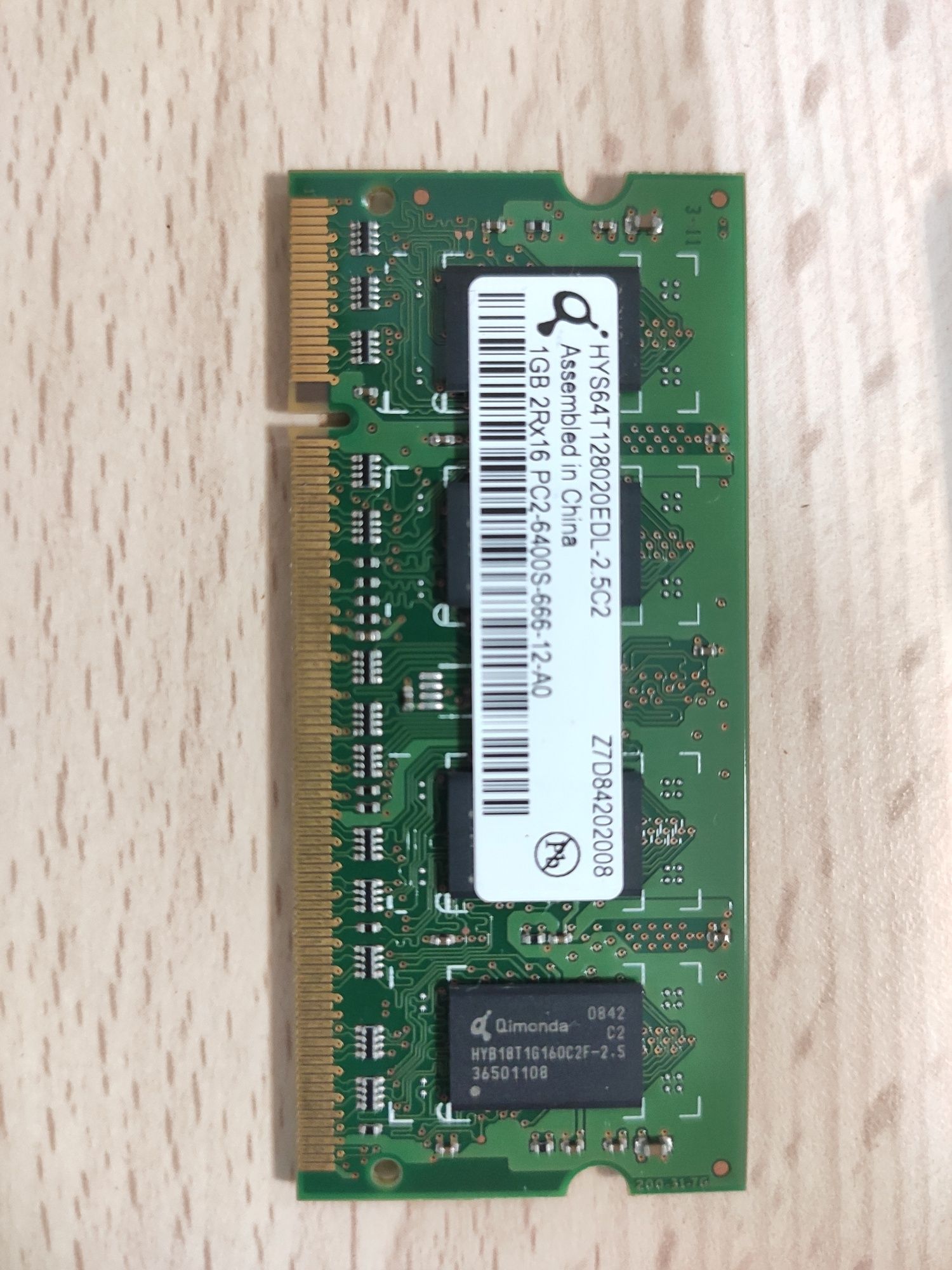 Memórias RAM 4x1GB DDR3
