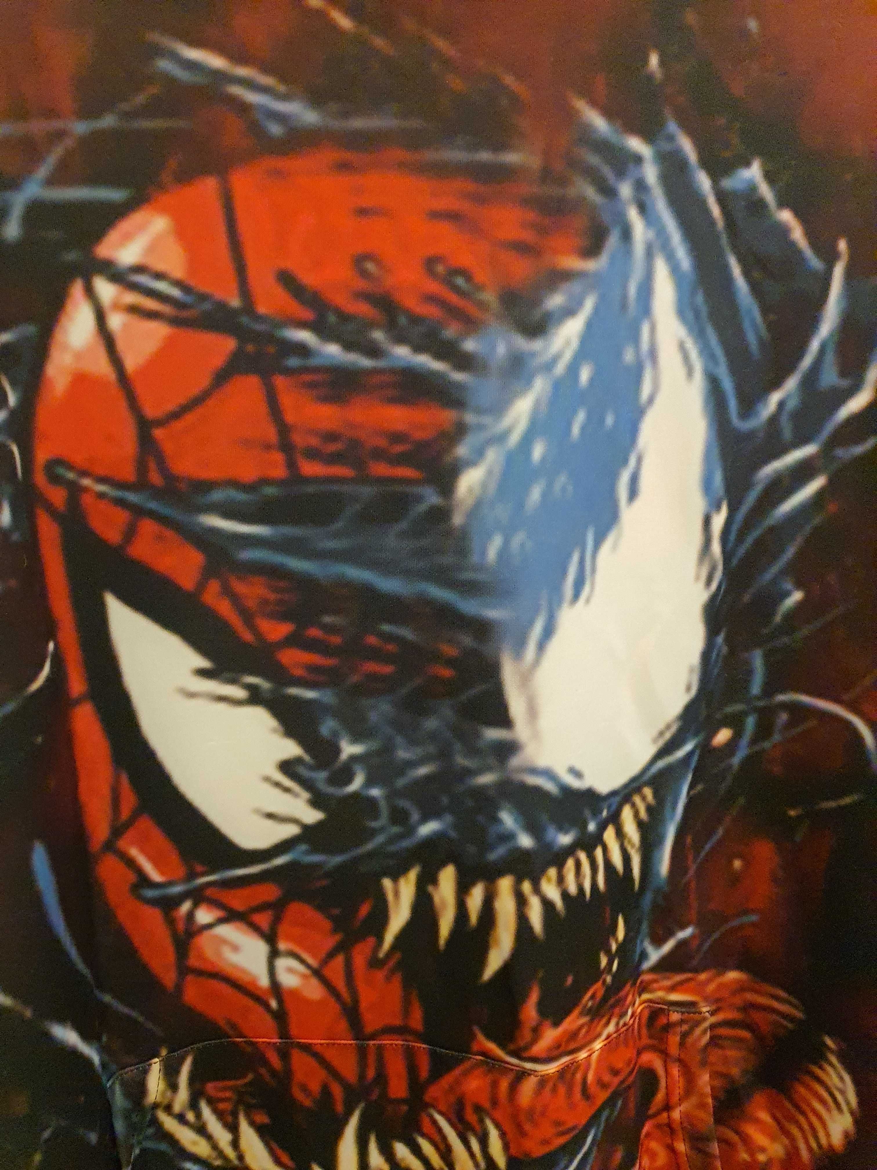 Bluza Venom Spiderman Męska Młodzieżowa Kangurka Kaptur Kieszenie 3XL
