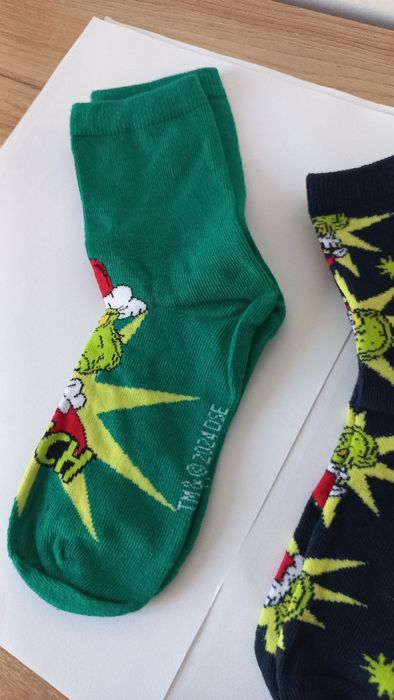 Skarpetki dziecięce świąteczne The Grinch rozmiar 31-34 3pak