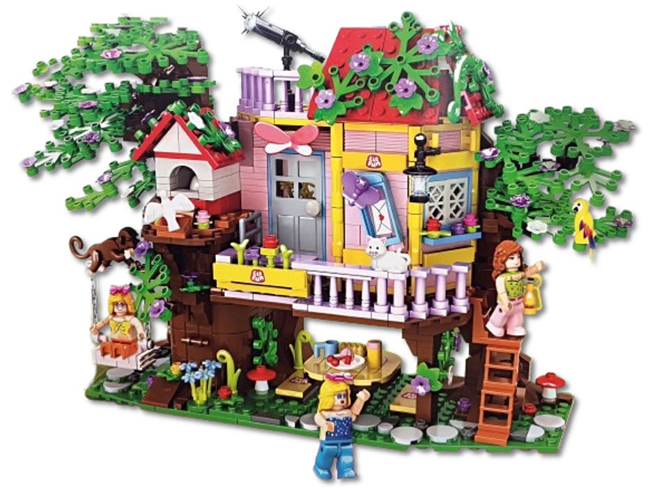 Klocki Elefun Magic World Domek na drzewie 8841