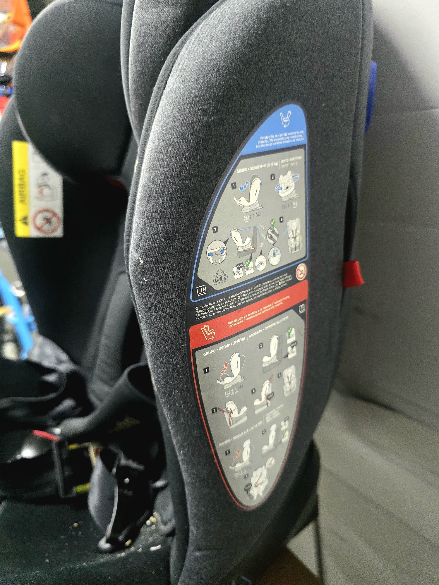 Cadeira Auto BabyAuto – Grupo 0 a 3 – Com Isofix e rotação