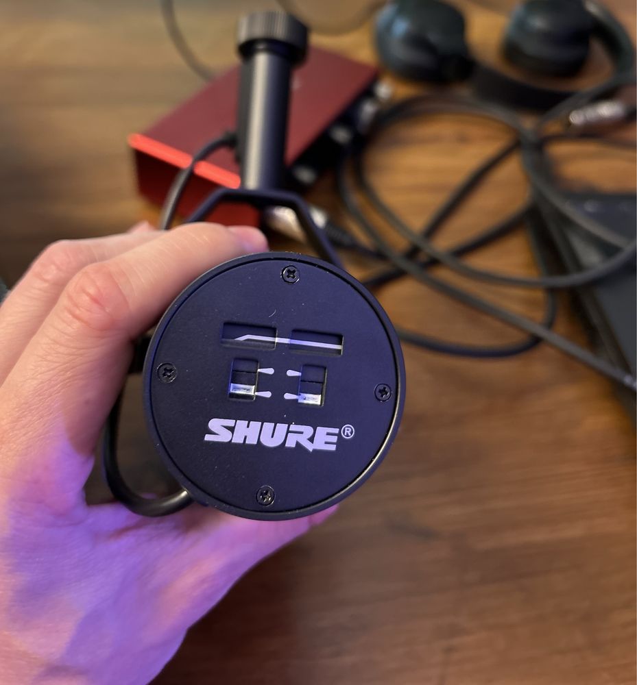 Rezerwacja Shure SM7B mikrofon dynamiczny do podcastu, YouTube