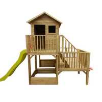 Domek dla dzieci z drewna Aleksander drewniany ogrodowy Wieża