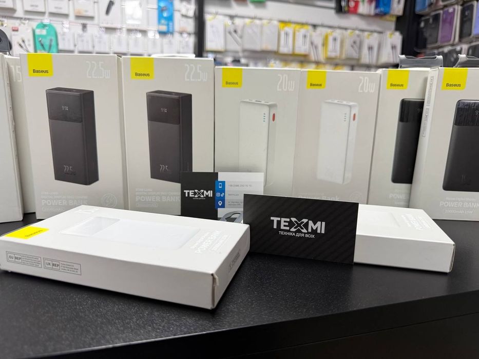 Нові! Зовнішній акумулятор Power Bank Baseus 10000,20000,30000mAh