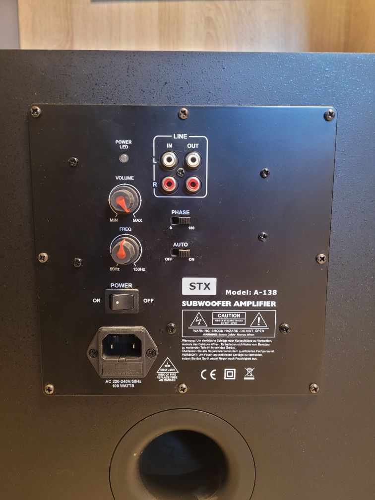 Sprzedam kolumny subwoofer amplituner