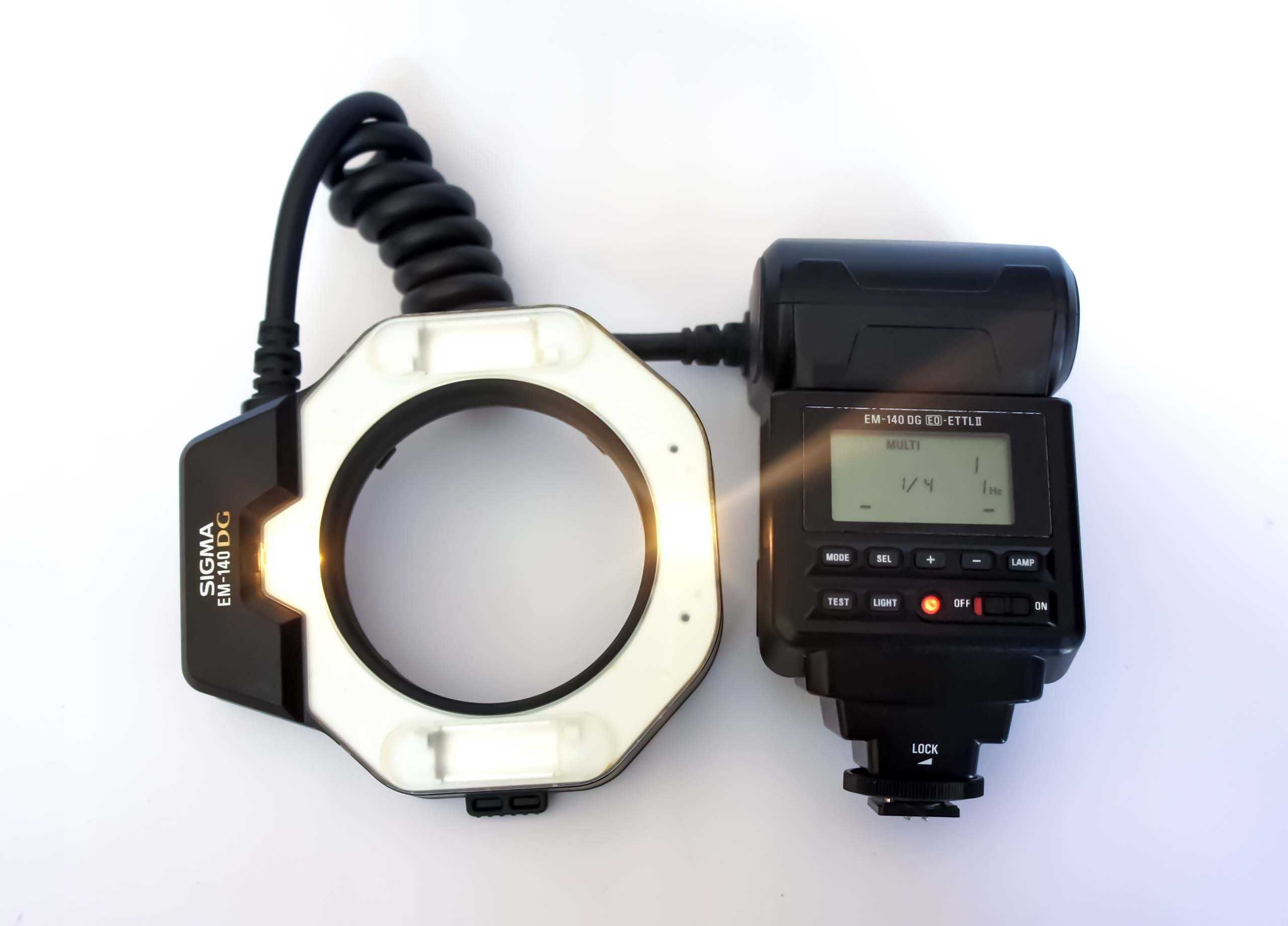 Sigma EM-140 DG Macro Flash - lampa błyskowa do Canon idealny stan