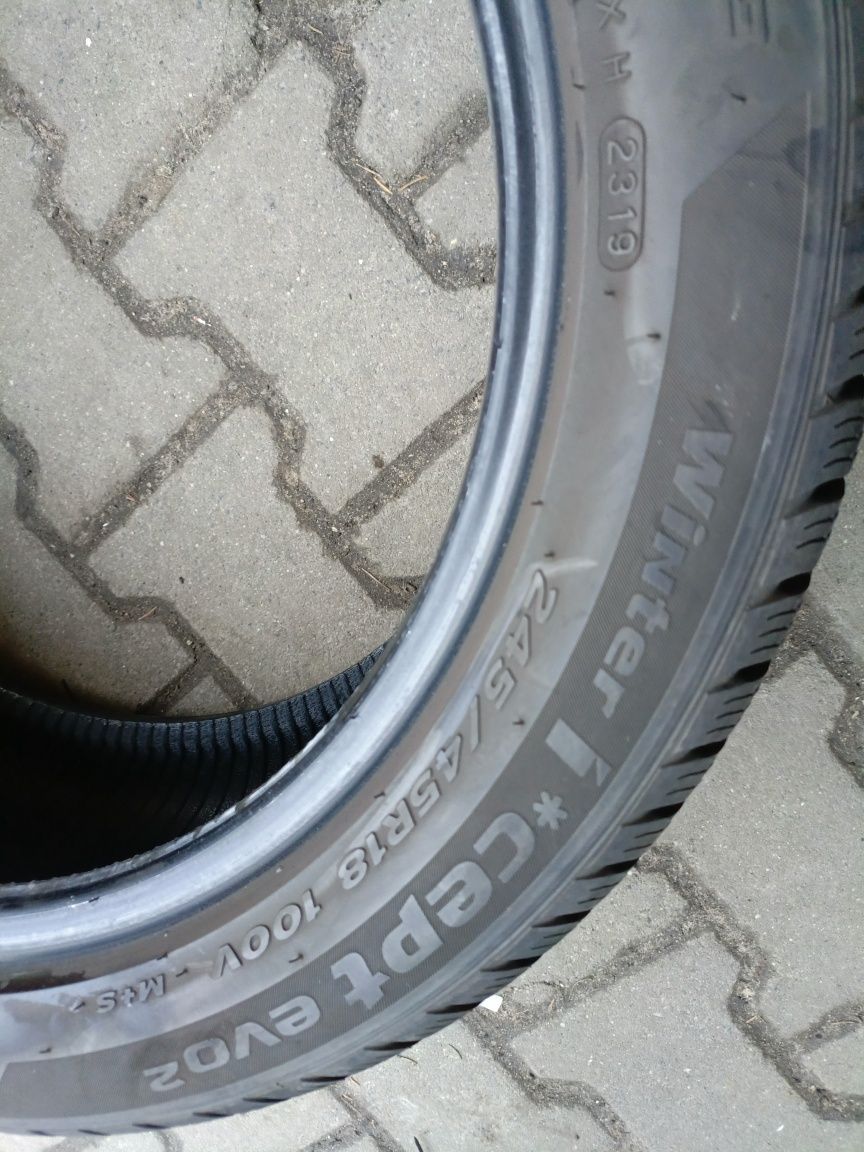 Opony zimowe 245/45/18 Hankook