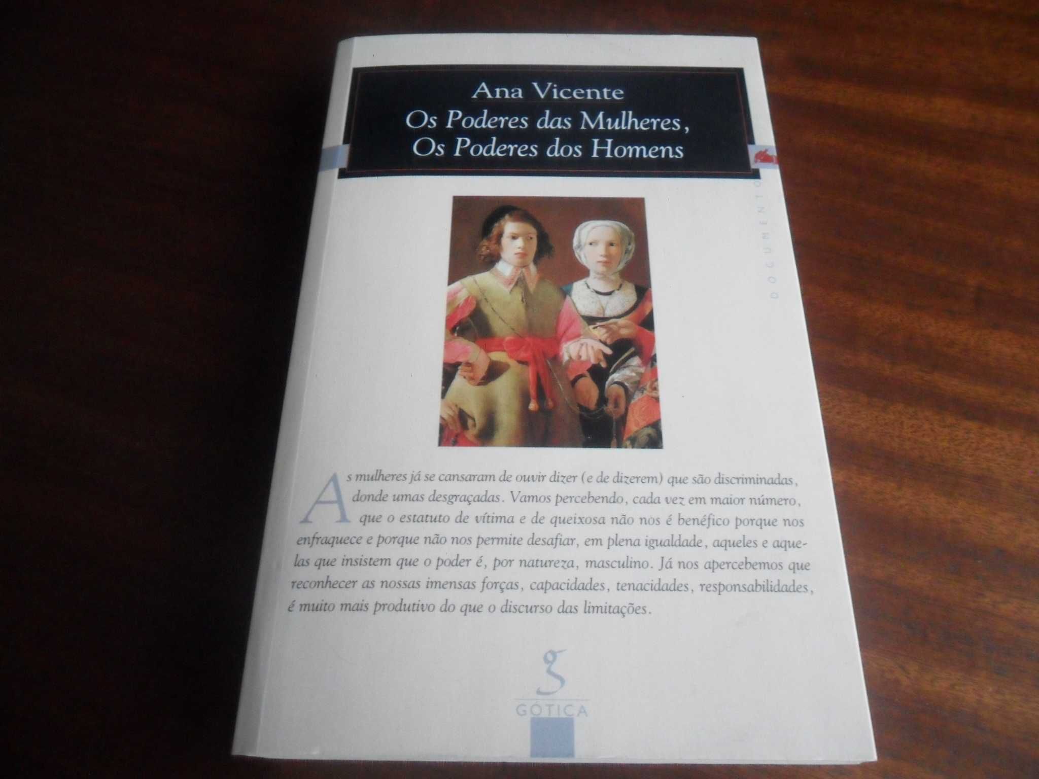 "Os Poderes das Mulheres, Os Poderes dos Homens" de Ana Vicente